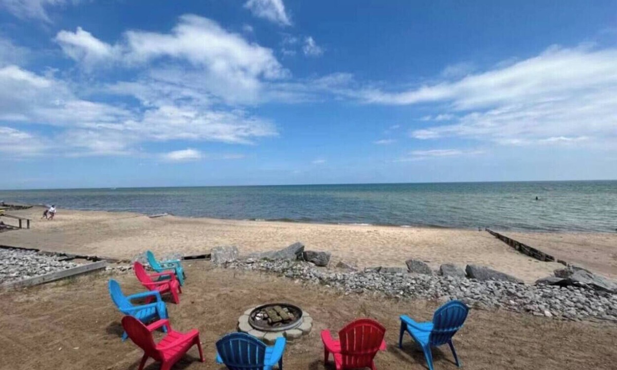 Oscoda House | Lake Huron Beachfront · Game Room · Sleeps 10