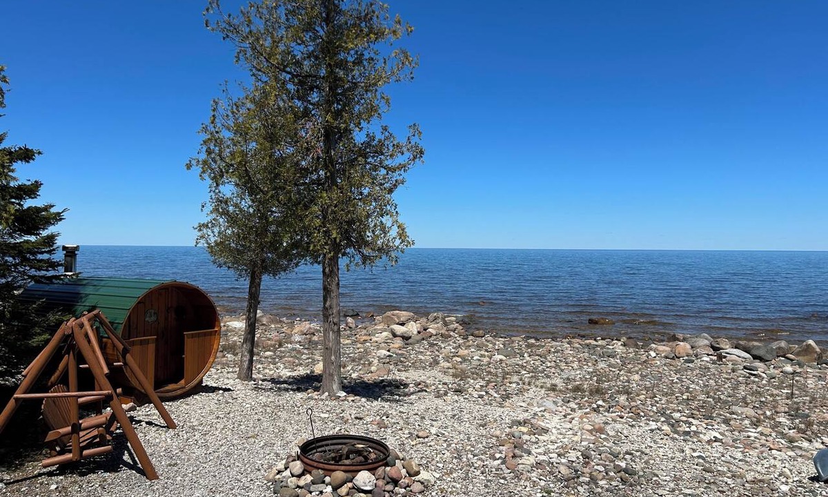 Millersburg Cabin | Lake Huron Heaven: Private Sauna and Waterfront Access, Sunset Views