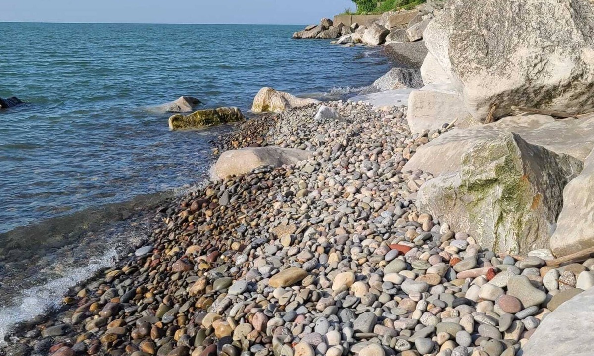 Madison-on-the-Lake Cottage | Lake View Home & Private Beach across the road exclusively for Skiff Cottage.