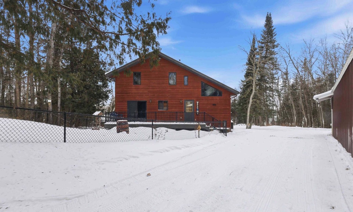 Outing Cabin | Lakefront Cabin Near Snowmobile & ATV Trails, Firepit, Pet-Friendly