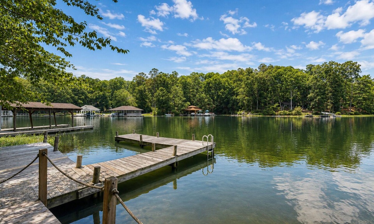 Blue Water House | Lakefront Escape with Private Docks, Three-Season Room, and Spacious Bunk Room