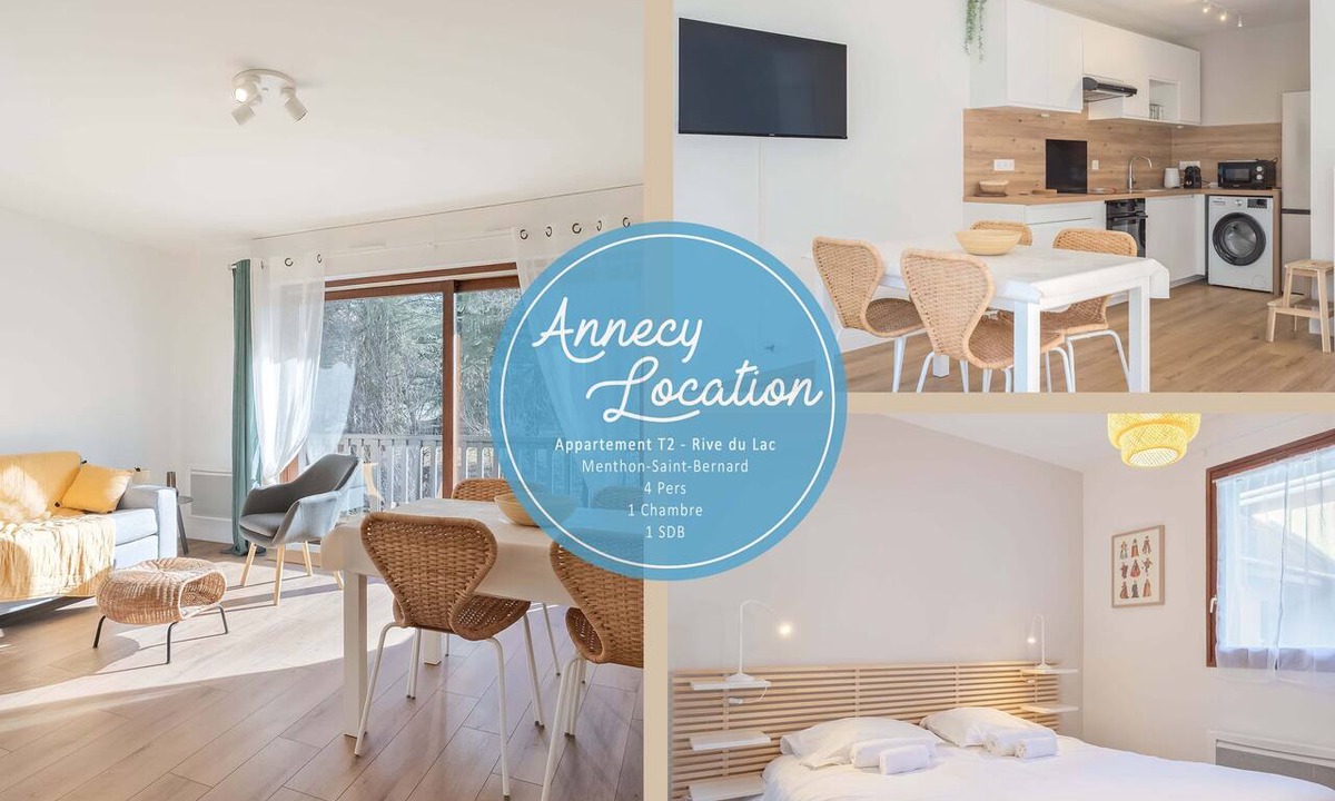 Menthon-Saint-Bernard Apartment | Lakefront T2 Apartment – Rive du Lac