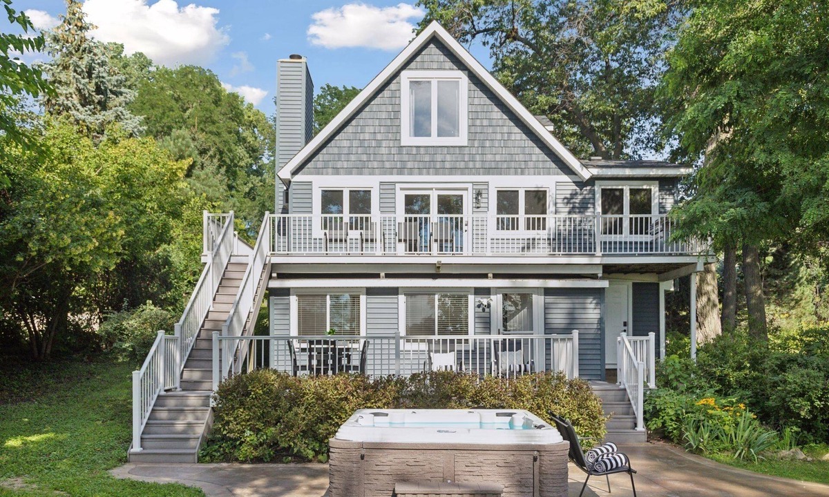 Ramsey County House | Lakefront Getaway: Sauna, Hot Tub, Firepit & More! 3 Bedroom Home by RedAwning