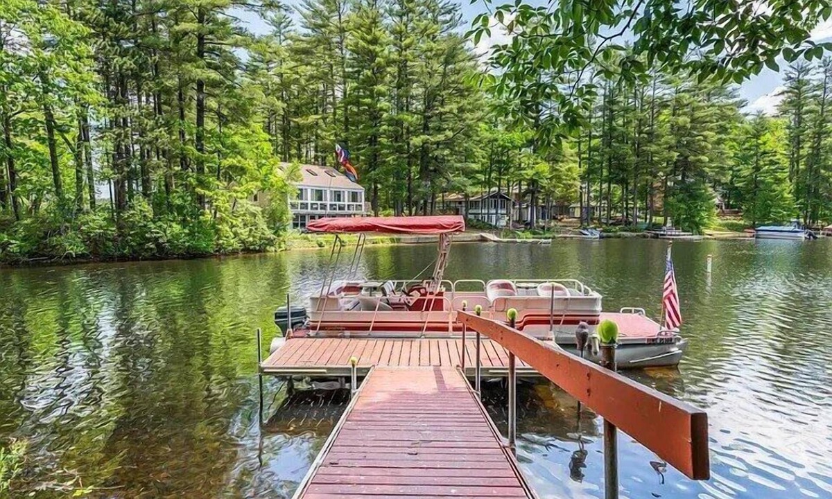 Shapleigh House | Lakefront Home with Private Dock, Kayaks/SUPs and beautiful spring and summer views.