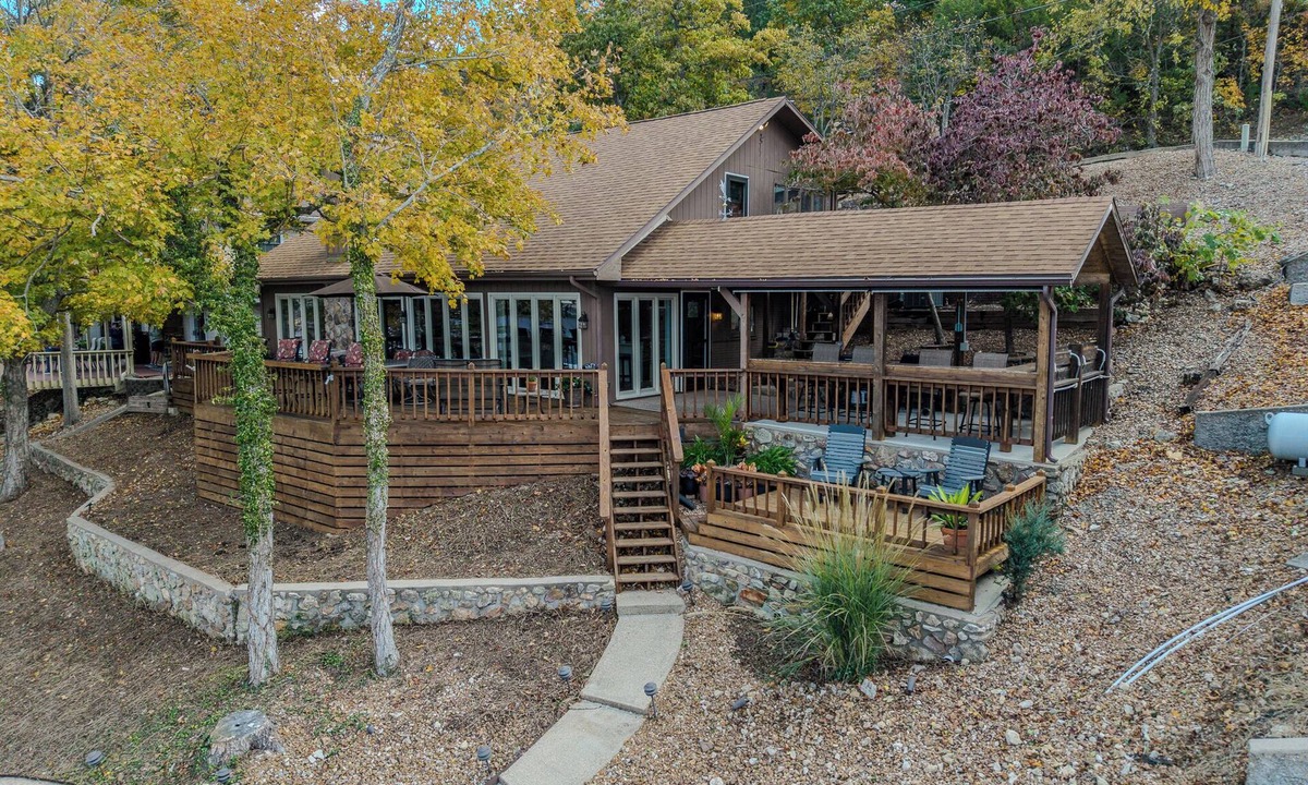 Rocky Mount House | Lakefront House, Private Dock w/High Dive and Swim Area, Multiple Patios