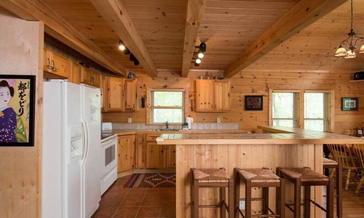 Mill Spring Cabin | Lakefront Melody by Carolina Properties - Lake Adger Lakefront, Canoe and Kayaks