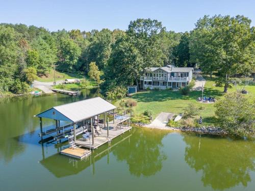 Goodview House | Lakefront Retreat with Game Room Hot Tub and Gym