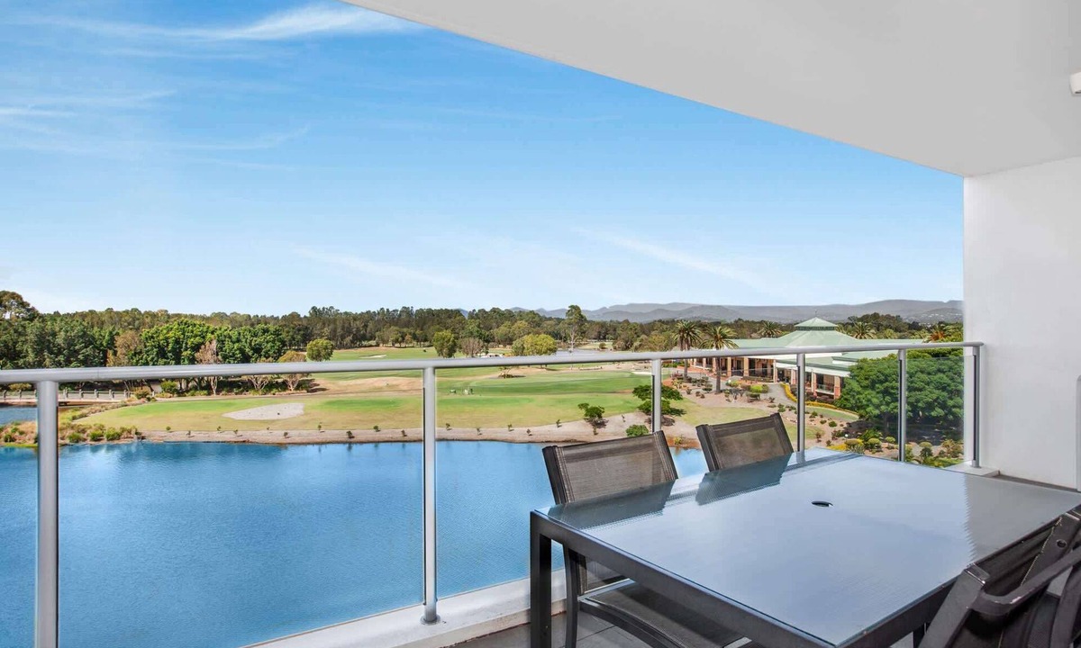 Merrimac Apartment | Lakeside Family Oasis with Pool, Gym and Balcony