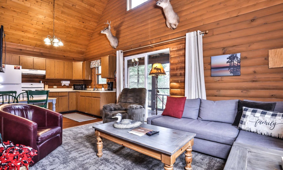 Watersmeet Cabin | Lakeside wilderness resort cabin with dock, fire pit, on-site store, bait shop!