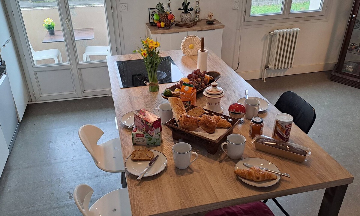 Valence Apartment | Large apt4ch, 2 bathrooms ideal for families/groups/professionals: city center 8 travelers