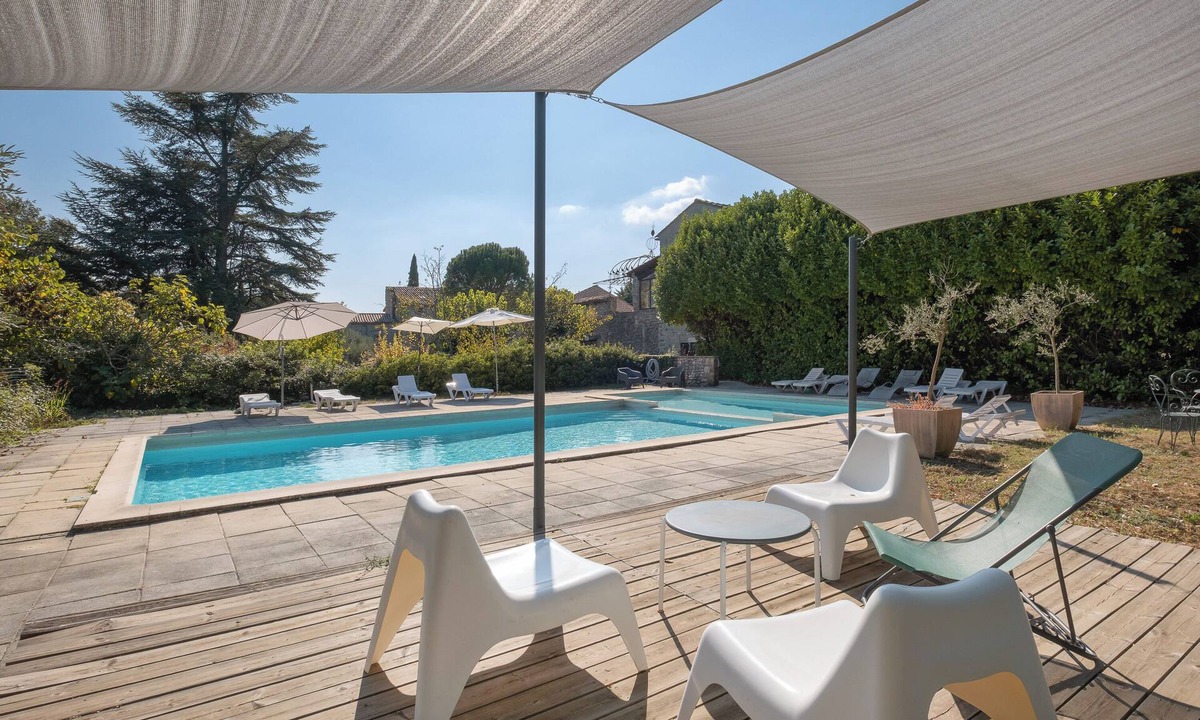 Labastide-de-Virac House | Large authentic house with swimming pool and tennis court, ideal for families and friends