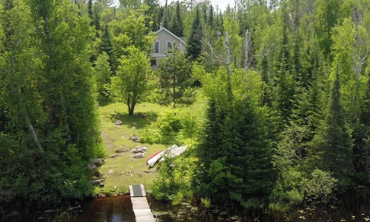 Tower Cabin | Large modern home on 8 private acres Pike River Flowage-Lake Vermilion Adjacent