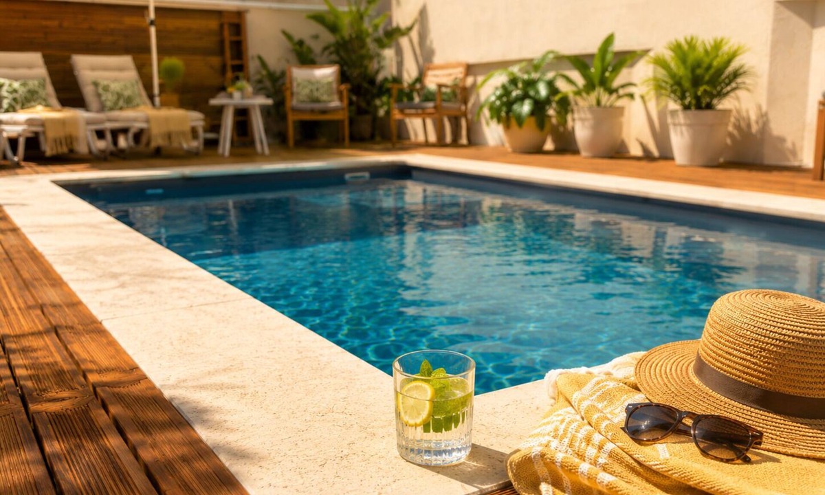 Orange Villa | Large modern villa with pool, billiards & private parking, 5min from town center