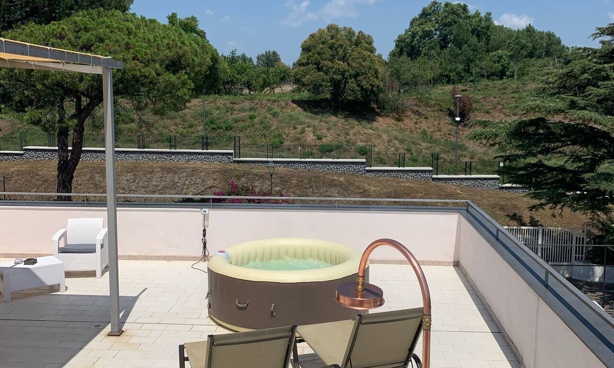 Pompei Apartment | Large Rooftop Apartment overlooking the ruins of Pompeii,
