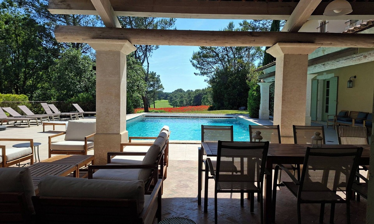 Pont Royal Villa | Large upscale property, 8 bedrooms 7 bathrooms,heating pool,sauna,air cond.,Golf