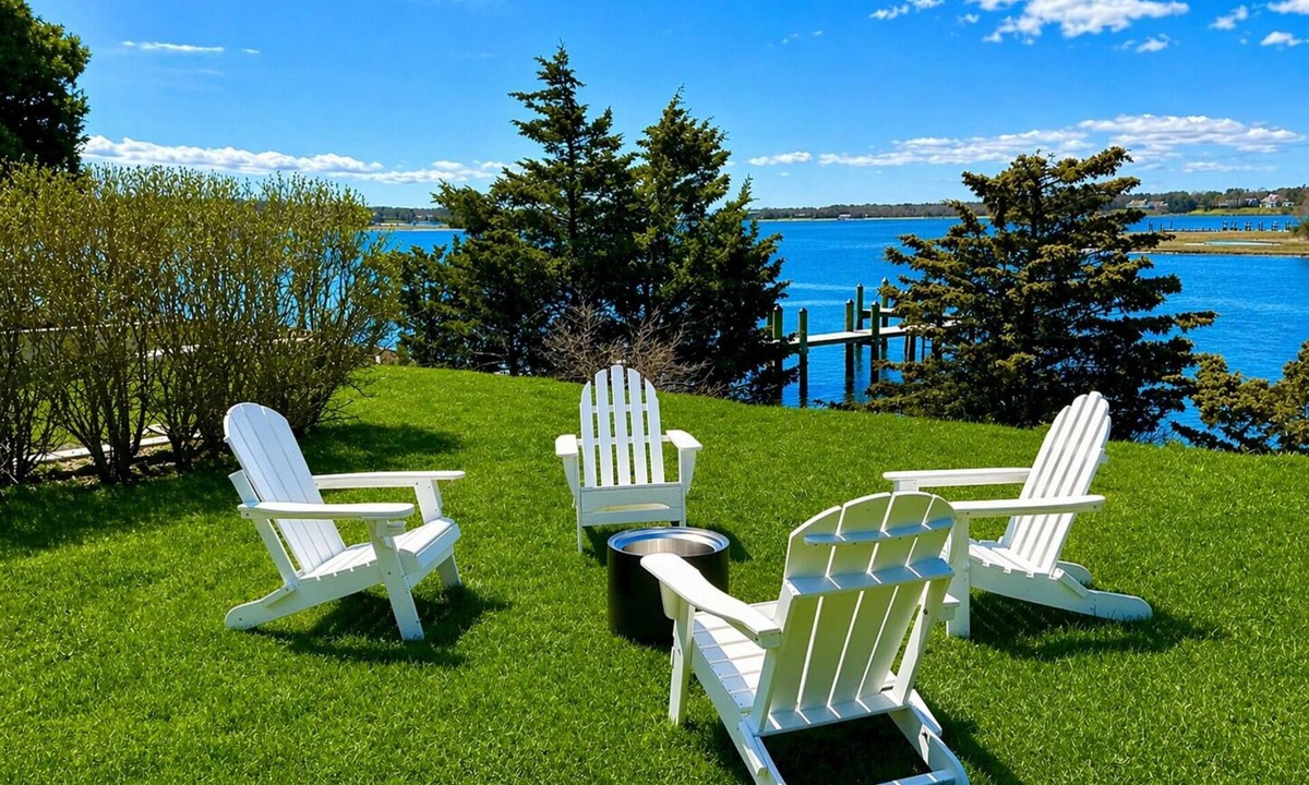 Osterville House | Large waterfront home with deep water dock, you'll Fall in love with Breezy Bluff