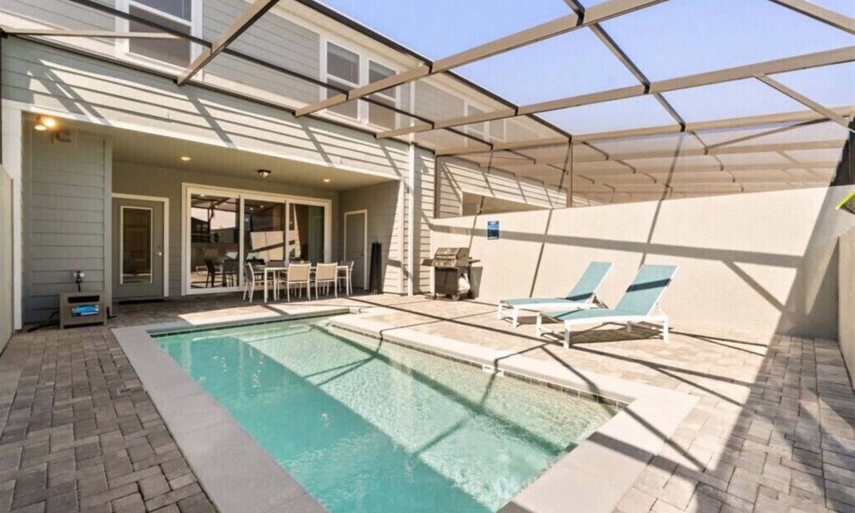 Four Corners House | Last Minute Disney Getaway! Luxury Townhouse with Private Pool. Book Now! #155733