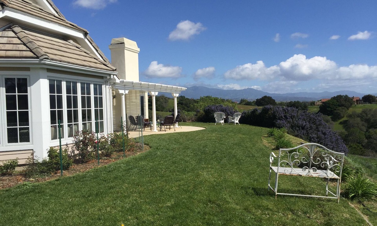 Solvang House | Lavender Hill Ranch Santa Ynez: 7 Acre Estate Epic Hilltop Views Near Shops/Wine