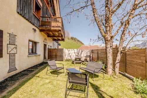 Lullin Apartment | Le Col de Feu - Joli duplex pour 8 avec jardin