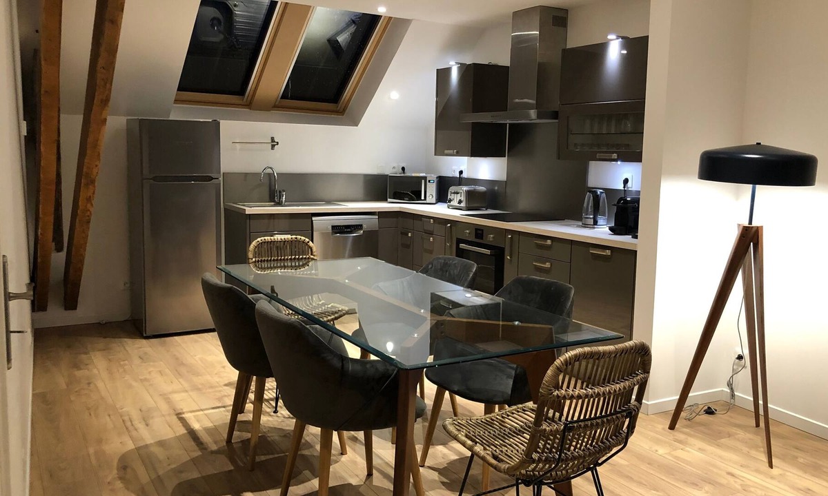 Chateauroux Apartment | Le Grenier d’Anatole - Apt cosy et climatisé