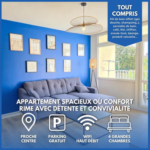 Saint-Brieuc Apartment | Le Lagon, Moderne, Parking & Proche du Centre