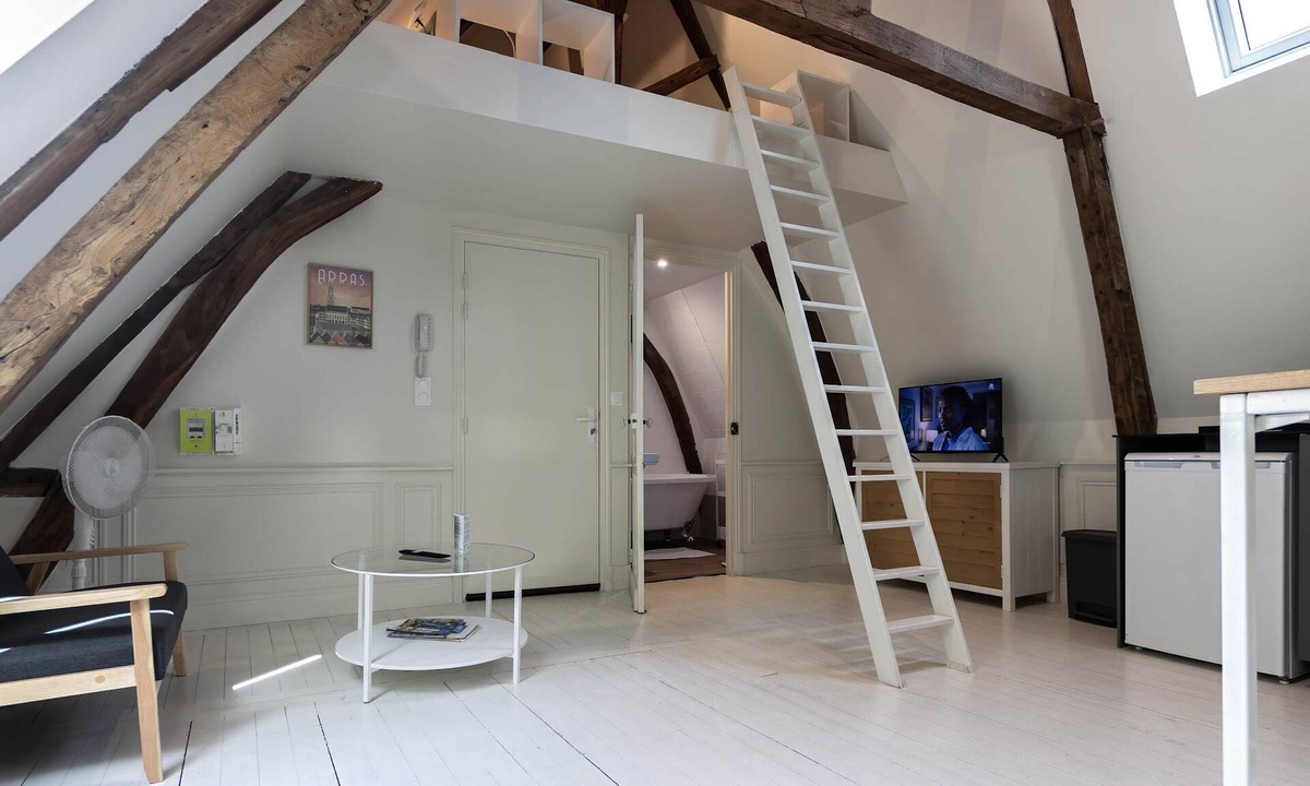 Arras Apartment | Le perchoir, studio avec mezzanine