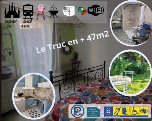 Guerard Apartment | Le Truc en plus, accessibles PMR, appartement 45 m2 mitoyen dans une maison avec un autre appartement