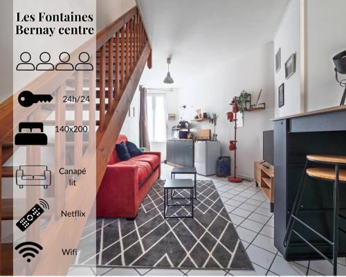 Bernay Apartment | Les Fontaines