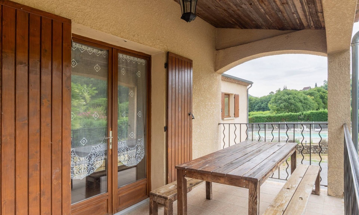 Chambonas House | Les Sources Gite Cabernet House with Shared Pool, Private Terrace, and Air Conditioning