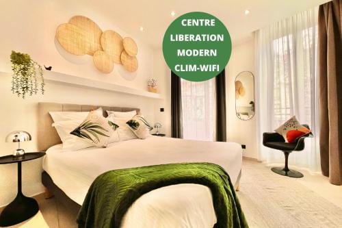 Vernier Apartment | LIBERATION CENTER - PRIVATE Balcony - 24&7 RECEPTION - LUGGAGE STORAGE
