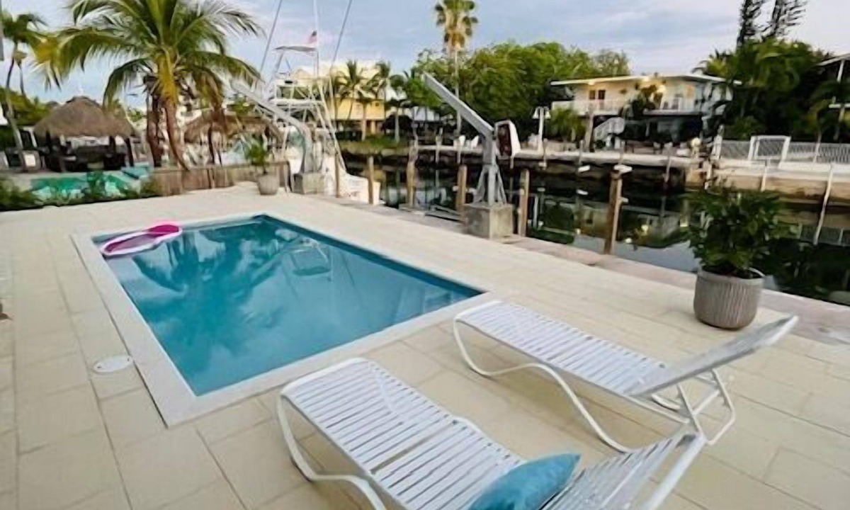 Plantation Tropical Park House | Light + Bright Islamorada Pool Home with Dock