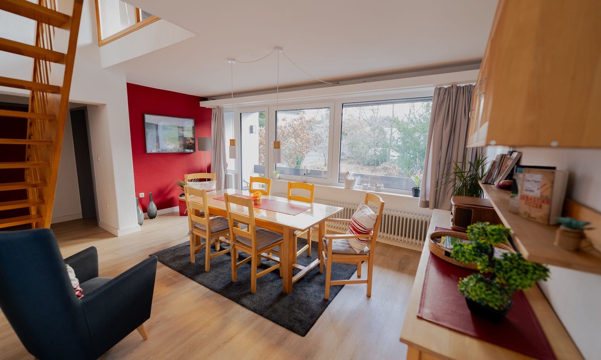 Hemfurth-Edersee Apartment | Light-flooded architect house in a quiet location FeWo "Red"