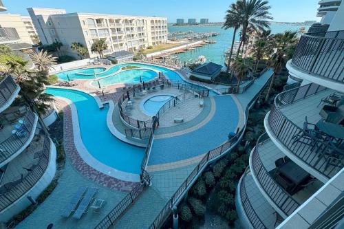 Orange Beach Apartment | Lighthouse on the Bay 2408-NEW - Amazing Bay Views-Lazy River-Indoor Heated Pool