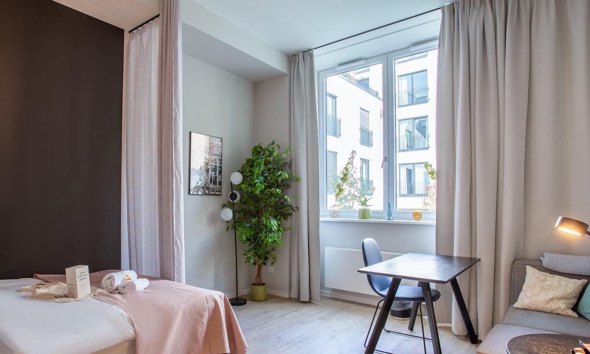 Stadtmitte Apartment | limehome Düsseldorf | Single Suite