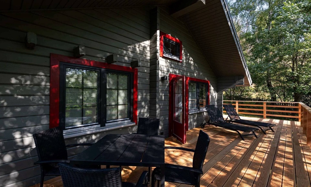 Buntenbock House | Lodge mit Terrasse in Buntenbock in Flussnähe