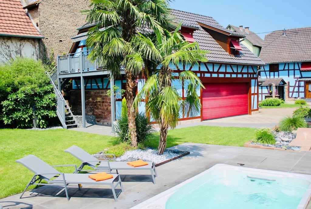 Hangenbieten House | Loft dans corps de ferme - Accès jacuzzi