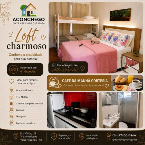 Volta Redonda Hotel | Loft Moderno 3