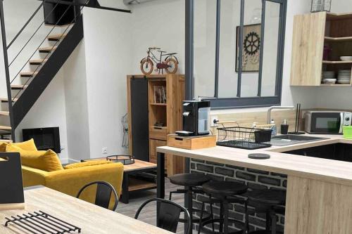 Vierzon House | Loft relais Cœur de France climatisé
