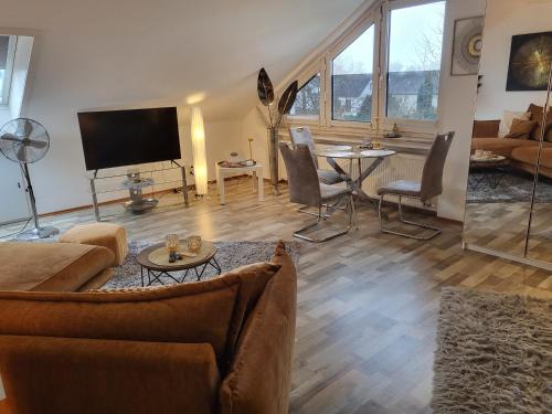Karthause Apartment | Lounge 4 Singleapartment, Klimaanlage