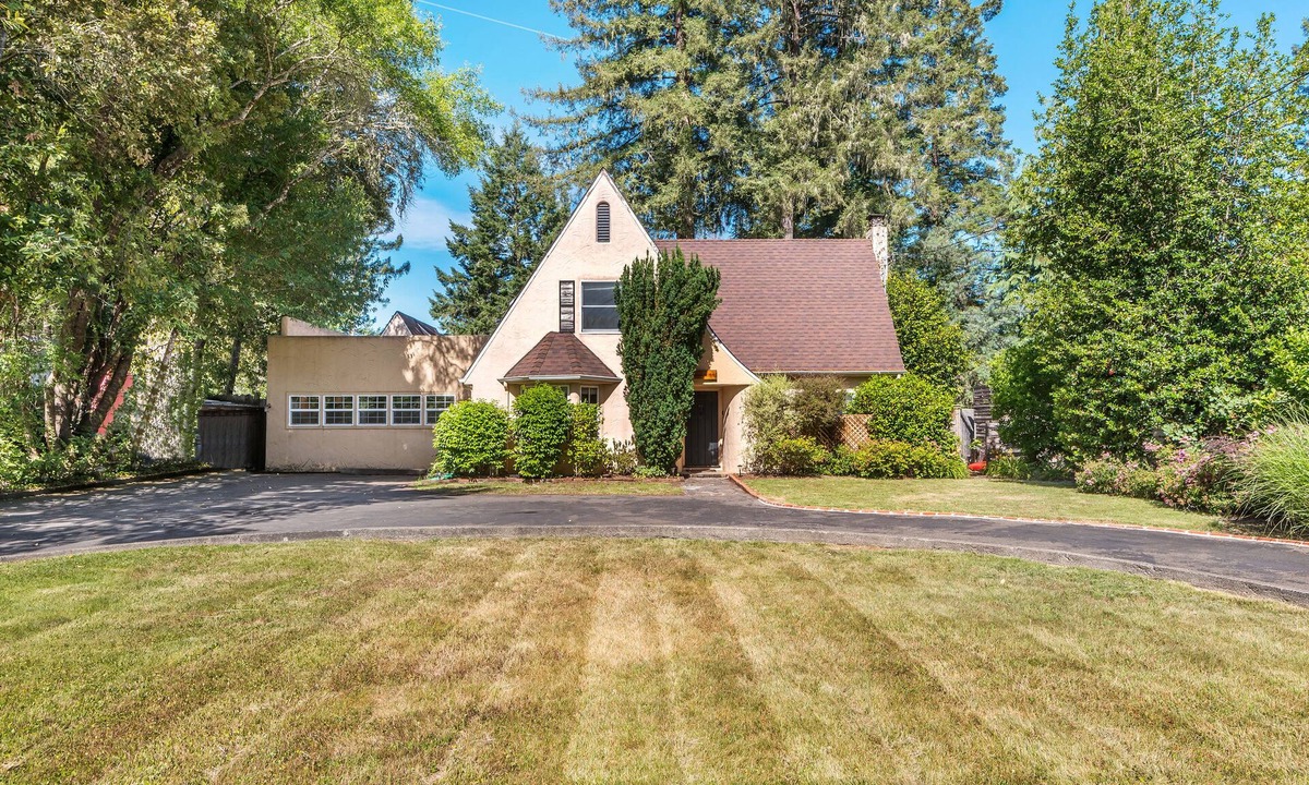 Guerneville House | Lovely Tudor Home w/ Pool & Spa near Russian River, short walk to Guerneville