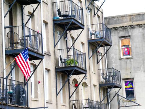 Historic District - North House | Lowden Suites with Balconies over River St and Private Parking