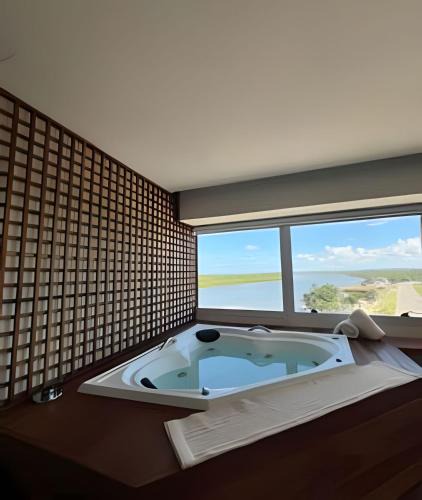 Barra de Jangada Apartment | Luxo Boho: Hidro |Alexa |Piscina | Led e +