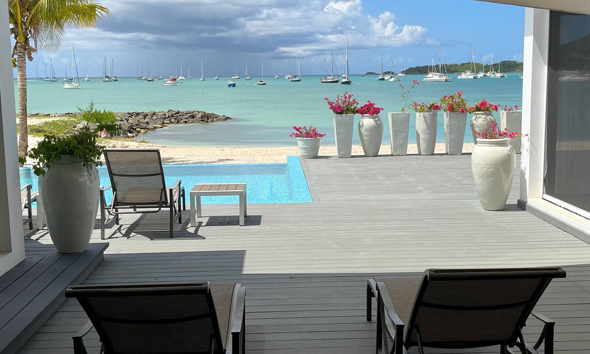 Jolly Harbour House | Luxurious beachfront villa with private pool