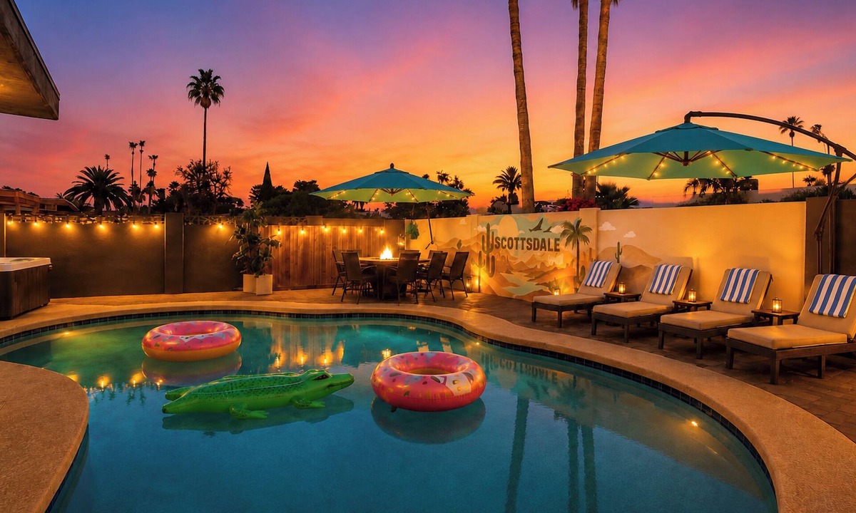 Kierland House | Luxurious Scottsdale Sol with new Pool Table, Backyard Oasis - Pool, Hot Tub, and Putting Green