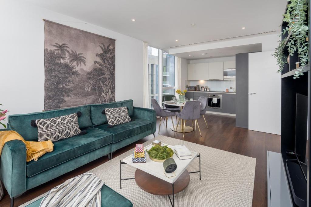Canary Wharf Apartment | Luxurious Spacious 2Bed Suites Skyline River Views by Canary Wharf
