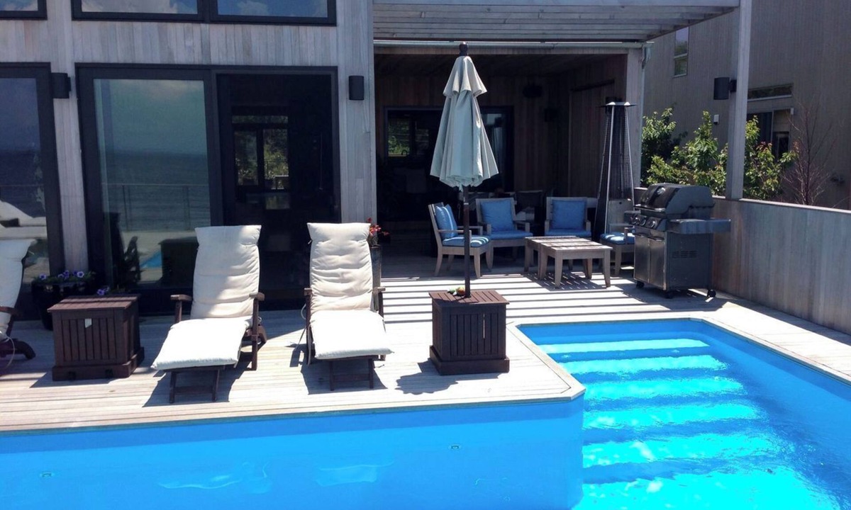 Fire Island Pines House | Luxury 4 BR, 4.5 bath bay front home in Fire Island Pines with full amenities