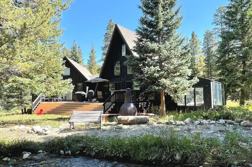 Blue River Cabin | Luxury A-Frame with Hot Tub for Dreamy Vacations in Colorado