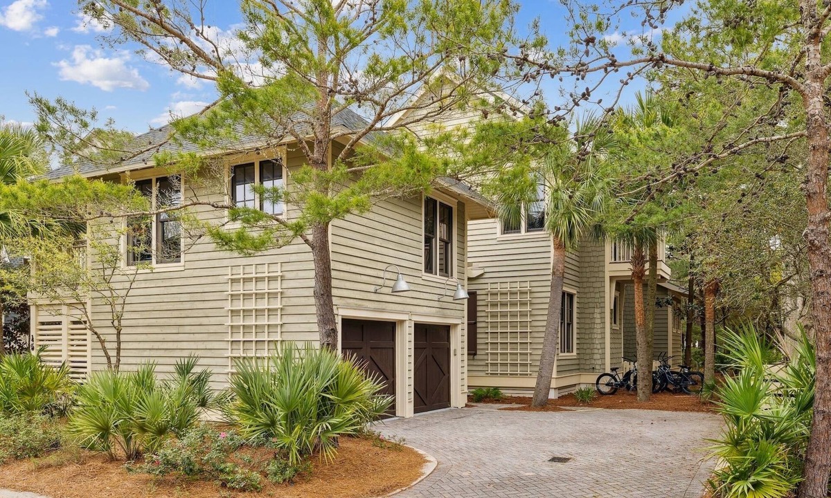 WaterSound Beach House | Luxury Beach Getaway with Carriage Near Pool, Boardwalk and Beach Access