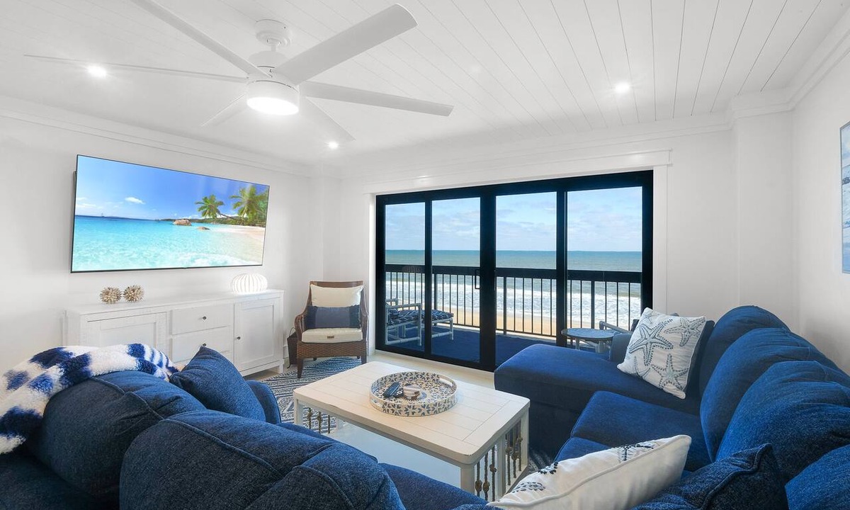 Ormond-by-the-Sea Condo | Luxury direct oceanfront 3/3 corner with large private balcony, heated pool and garage