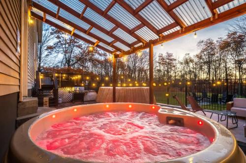 Long Pond House | Luxury Escape 5BR Pool HotTub Game Room FirePit